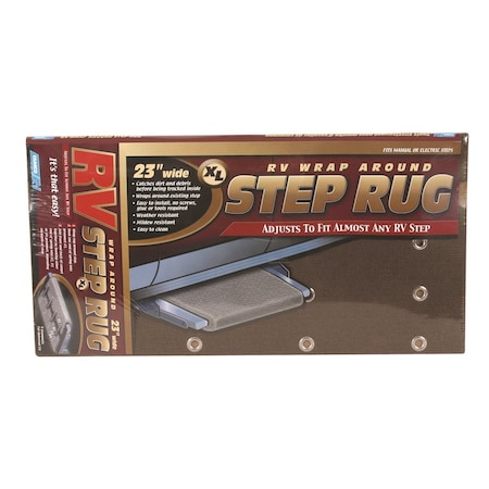 Camco STEP RUG, XL BROWN 23INW X 22INL 42931